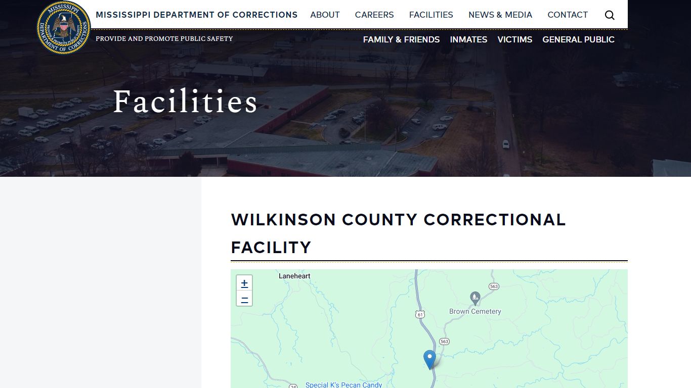 Wilkinson County Correctional Facility | Mississippi Department of ...
